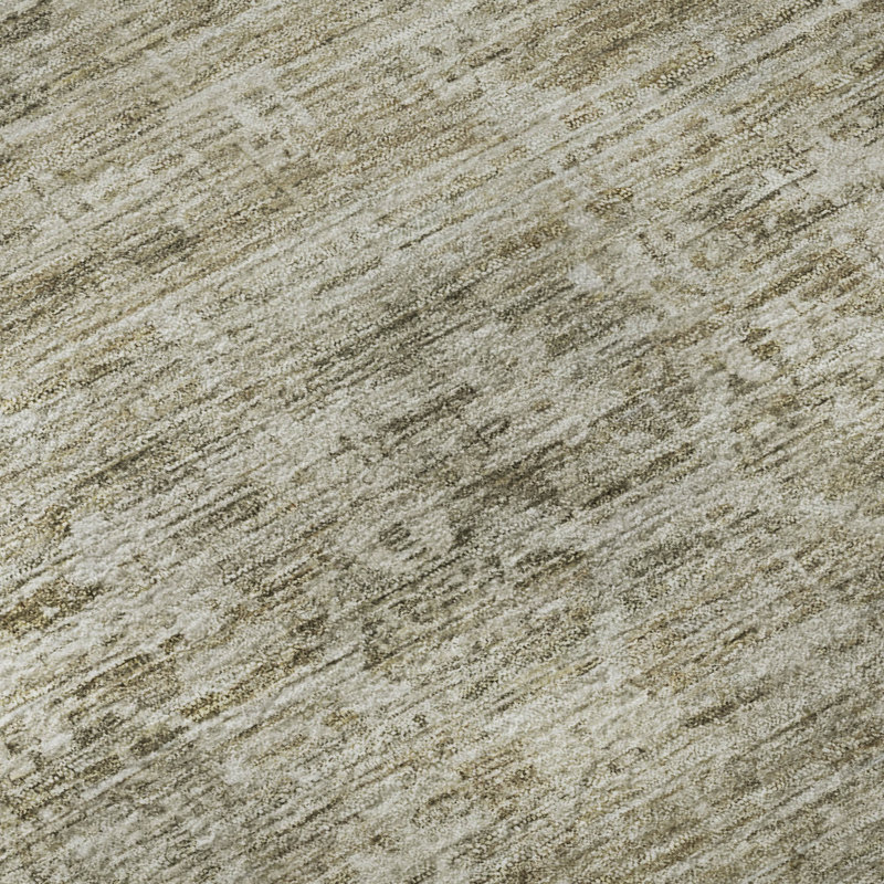 Premium Machine Washable Lubbers AMF1746 Stripe Rug, Rectangle 1'8" x 2'6"