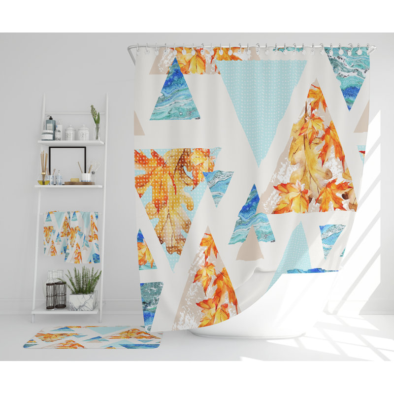 Noar Polyester Shower Curtain Set