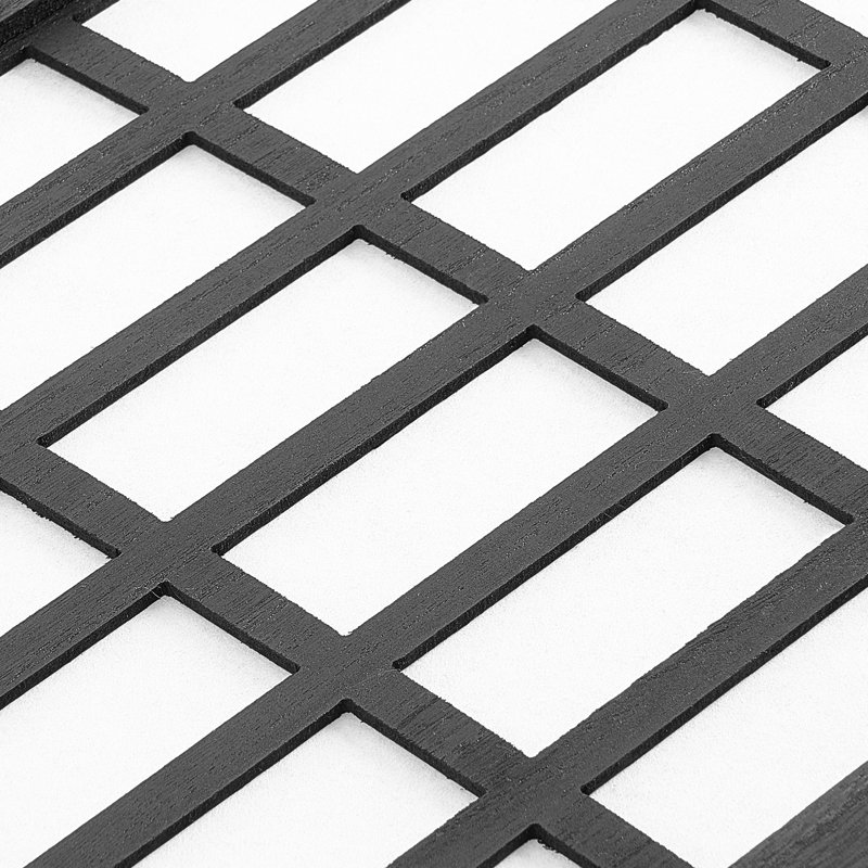 Paravent à 6 panneaux pliable, cloison noire de style japonais pour la décoration intérieure dans la maison et la chambre à coucher, paravent portatif en bois massif respirant à 360 °, écran de 95 pouces Office Easy