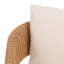 Chaise pivotante en rotin Leanna