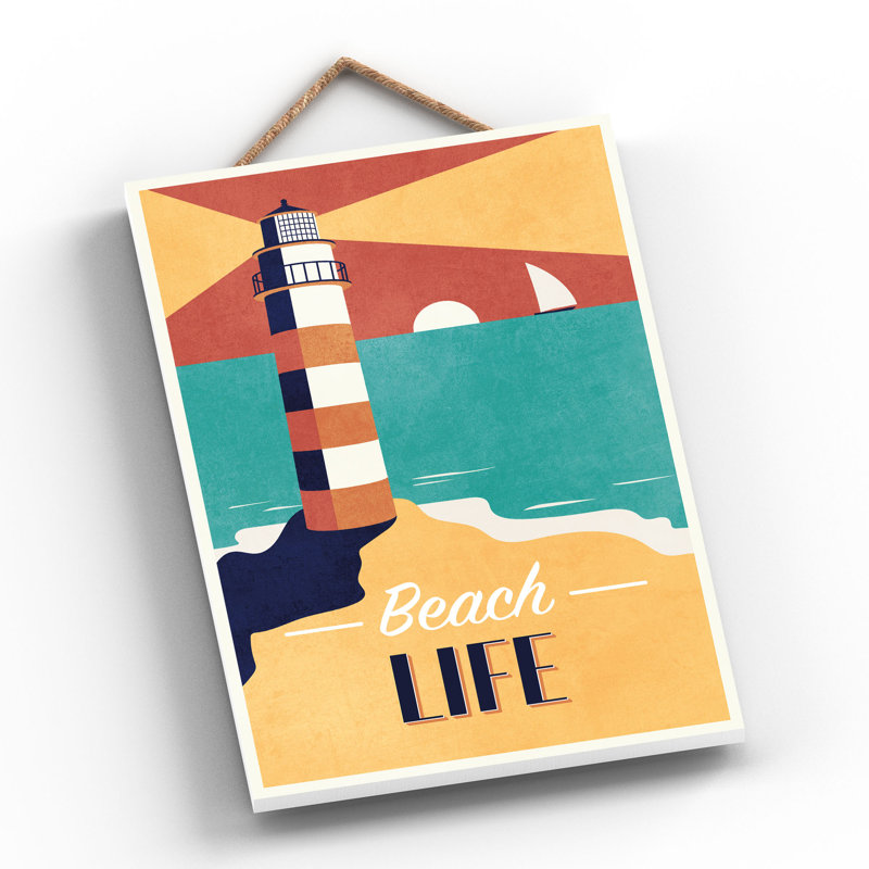 Hutcheson Nautical & Beach Wall Decor, 28.5cm H x 18.5cm W x 0.9cm D