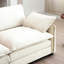 Canapé modulaire en velours côtelé beige amovible - Confort et commodité 3 - mélange moderne et rétro