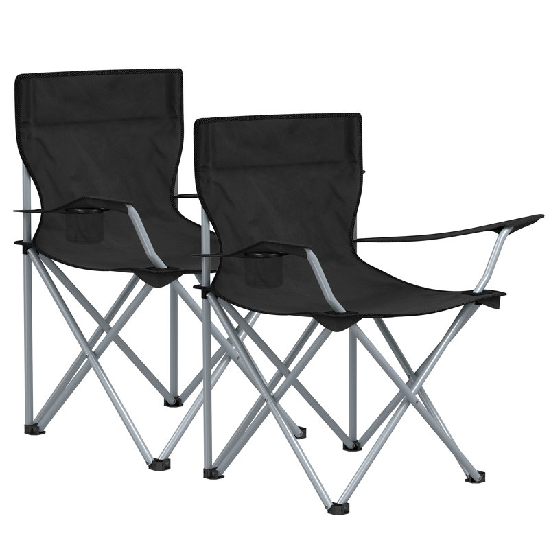Canalp Folding Camping Chair, Black