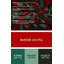 Art mural sur toile rouge Op Art 61-830094042