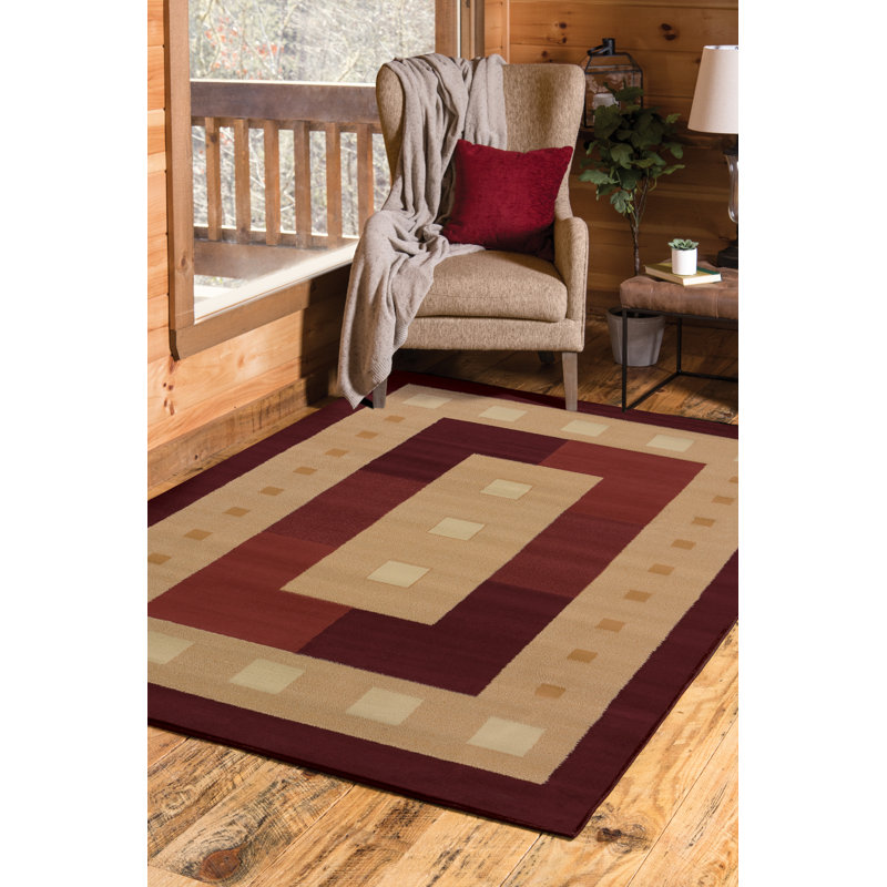 Aguilar Geometric Indoor Rug, Runner 1'11" x 7'4"