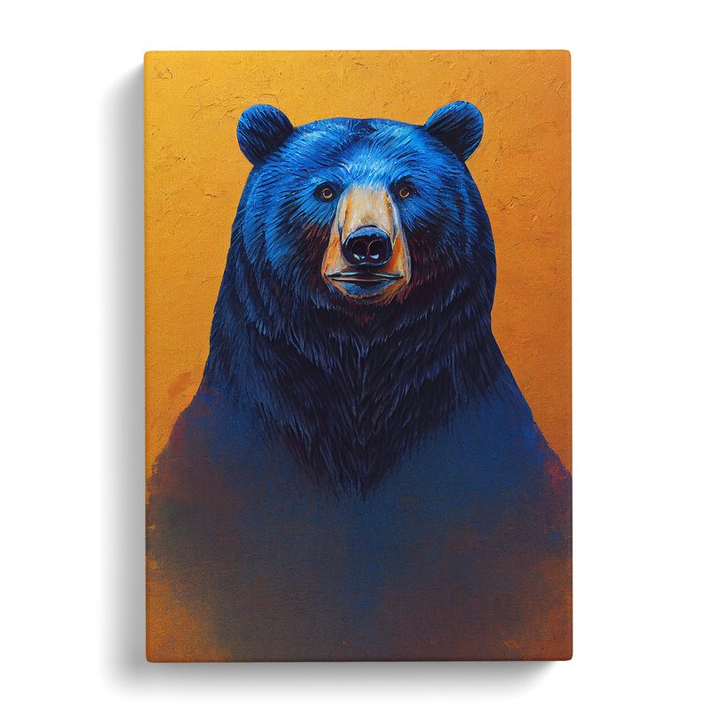 XV1022-4265X Stupendous Bear - Print, Wrapped Canvas, No Matte, 50cm H x 35cm W