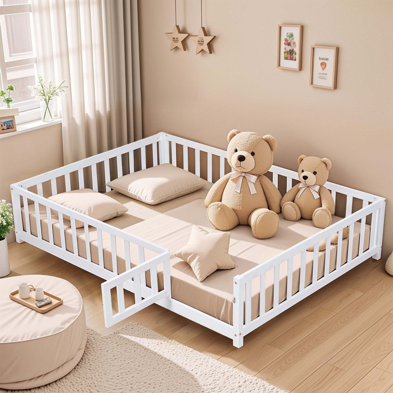 Lit plateforme Jalaycia, Blanc