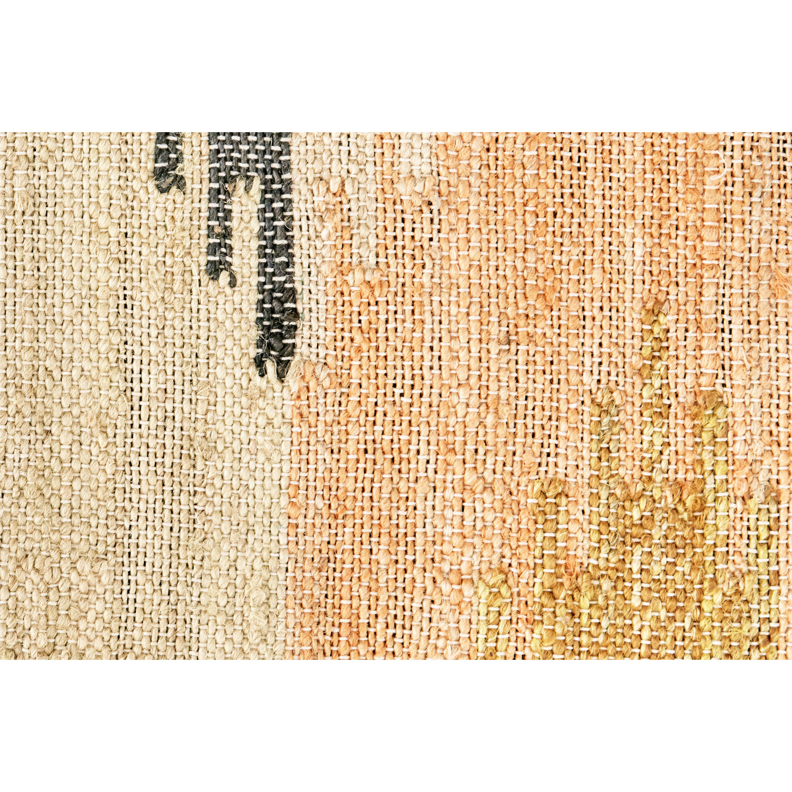 Cara Handmade Buff Orange Rug, Rectangle 10' x 14'