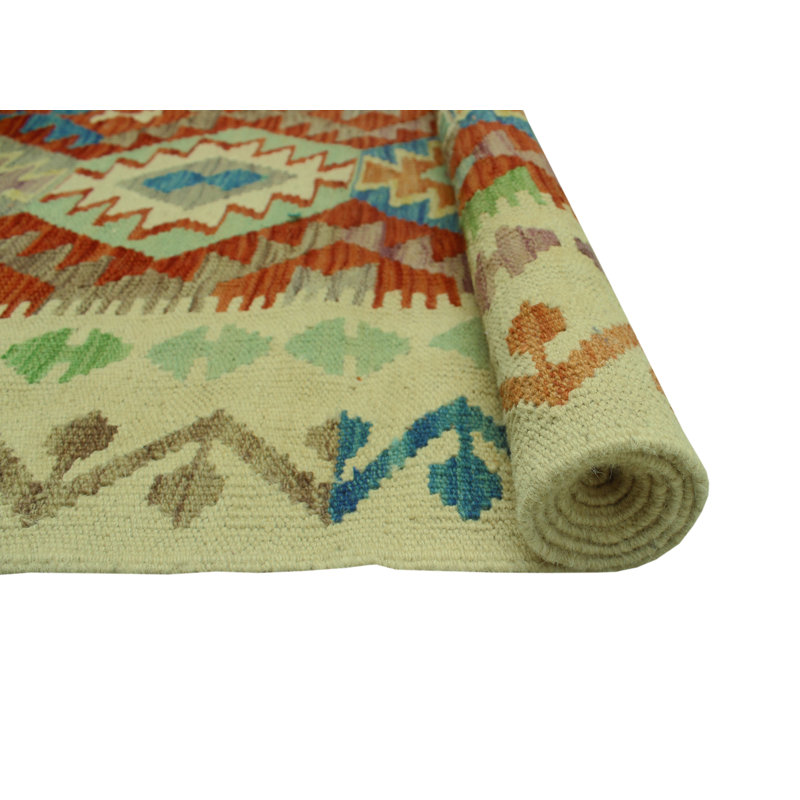 Wool Oriental and Geometric Indoor Rug