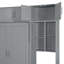 Lit escamotable mural avec bureau, armoire supérieure et tablettes de rangement, lit pliable peu encombrant-2012179855-2012179848