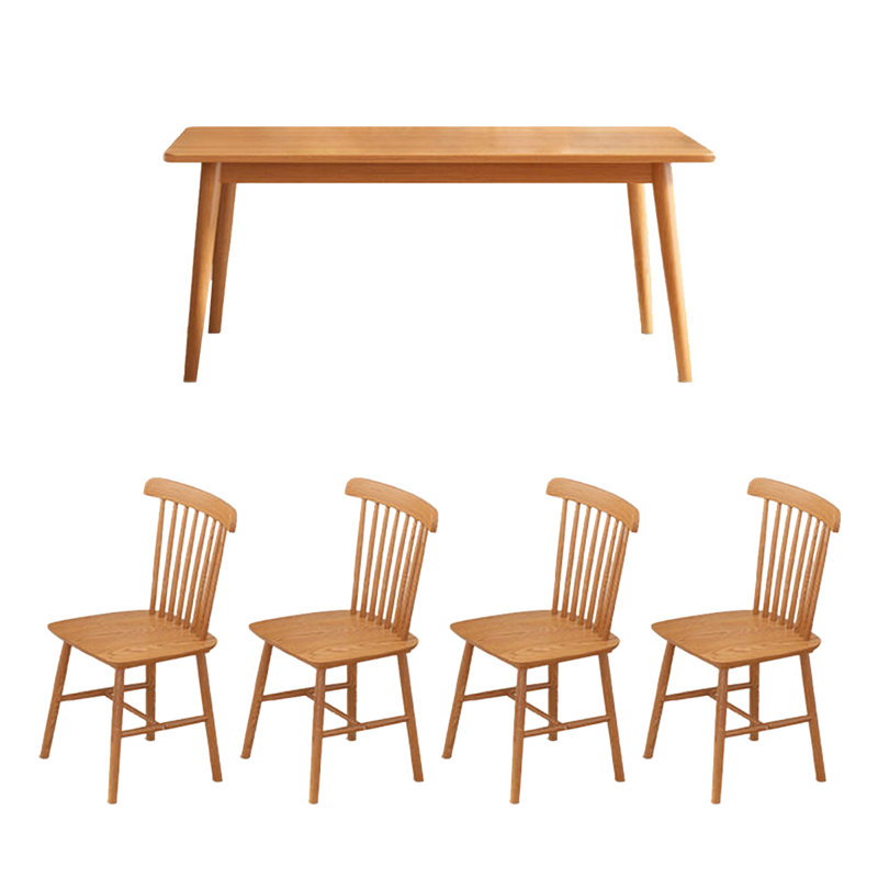 Ensemble de salle à manger rectangulaire l 31,5 po, H 29,53 po x L 62,99 po x l 31,5 po