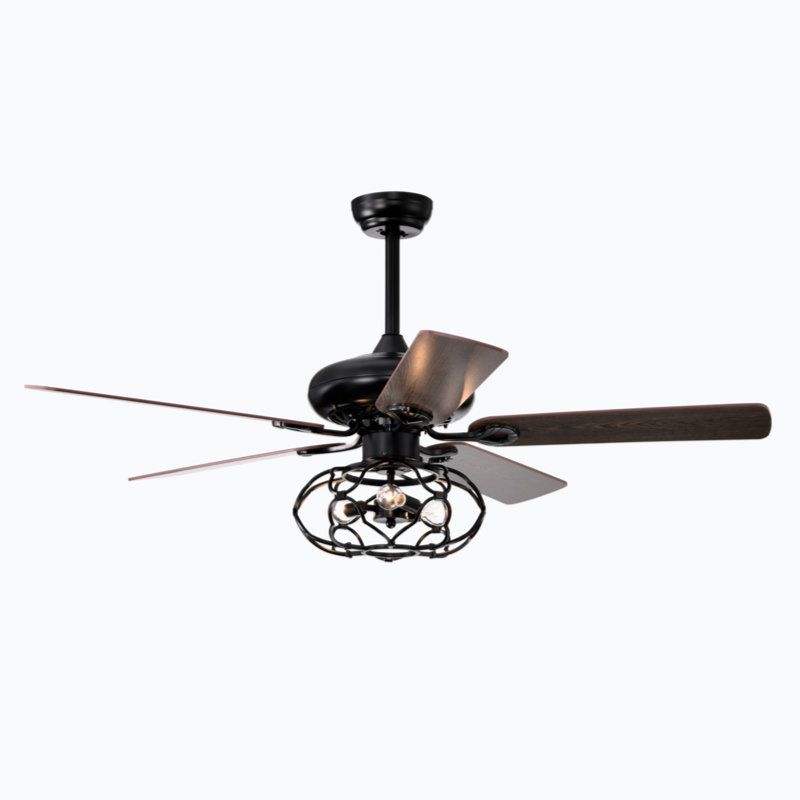 Stettler 52'' Ceiling Fan with Light Kit