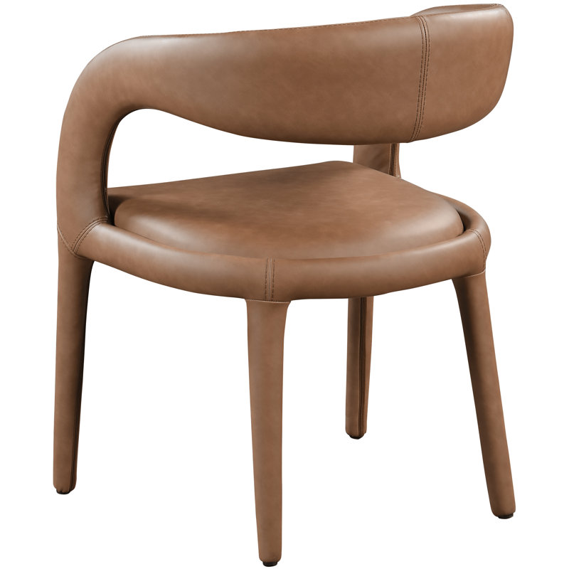 Aurich 18'' H Vegan Leather Upholstered Armchair