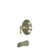 Brushed Nickel/Polished Brass is out of stock selected