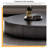 Modern Gray Oval Stainless Steel Coffee Table