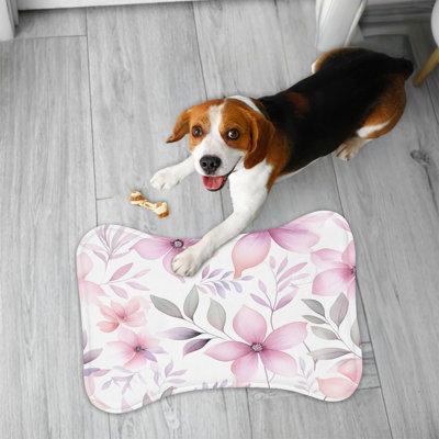 Tapis d'alimentation en forme d'os Blossom Petals - 1 pièce