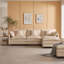 Canapé modulaire avec coussins de siège et repose-pieds mobile-1880512578