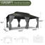Pavillon de jardin en aluminium avec toit en acier galvanisé, toiles et rideaux l 20 pi x P 12 pi-129007971