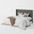 Canuto Upholstered Platform Bed with Wingback Headboard-2034028129-2034028128