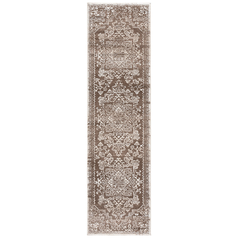 Chamber Power Loom Performance Oriental Indoor Rug, 2'-2" x 8'-0" Runner