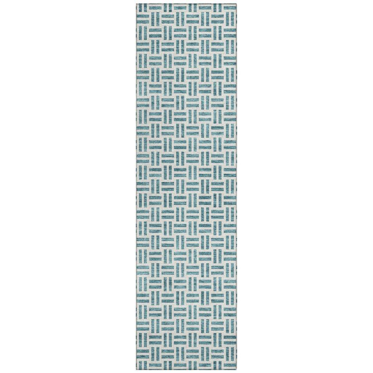 Aquaisha Geometric Indoor Rug