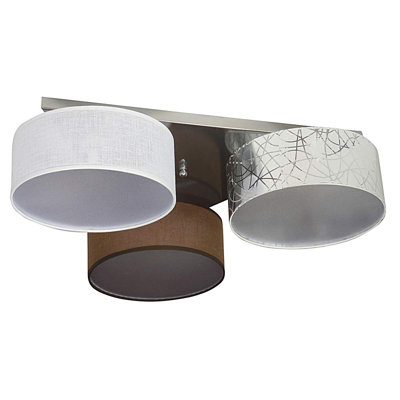 Pulley Fabric Semi Flush Mount