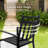 MEOOEM Metal Outdoor Stacking Dining Armchair