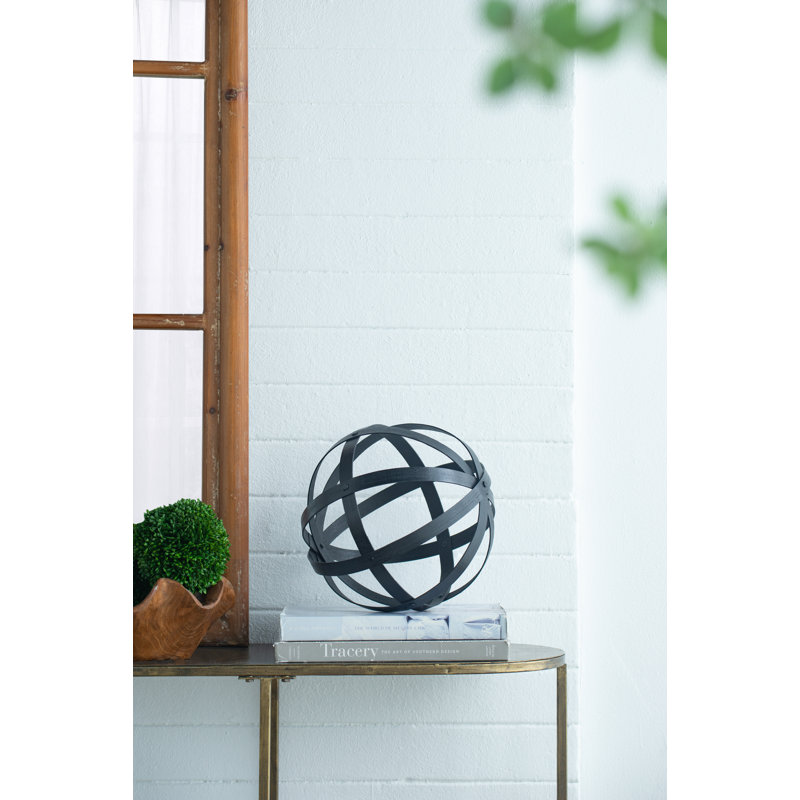 Alzamora Abstract Figurine / Sculpture Decorative Object, 9.8" H x 9.8" W x 9.8" D