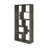 Rectangular 10-Shelf Bookcase In Weathered Grey-1609352252-1609352248