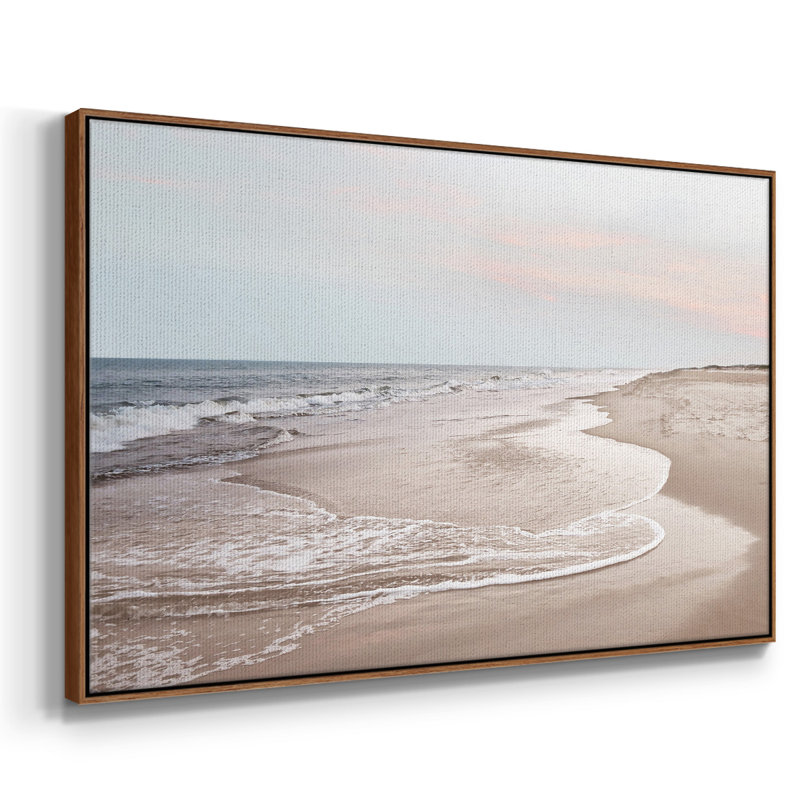 " Corolla Soft Shore ", 27" H x 41" W x 2" D, Walnut