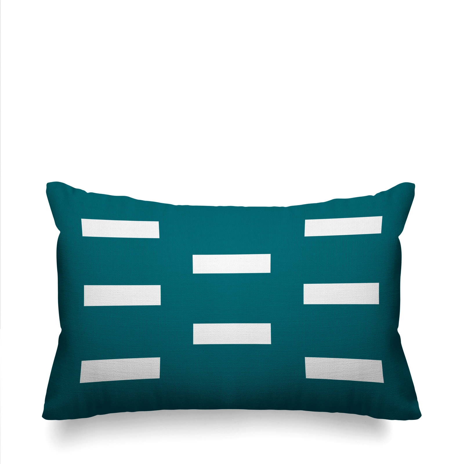 Luella Geometric Indoor/Outdoor Throw Pillow, Green