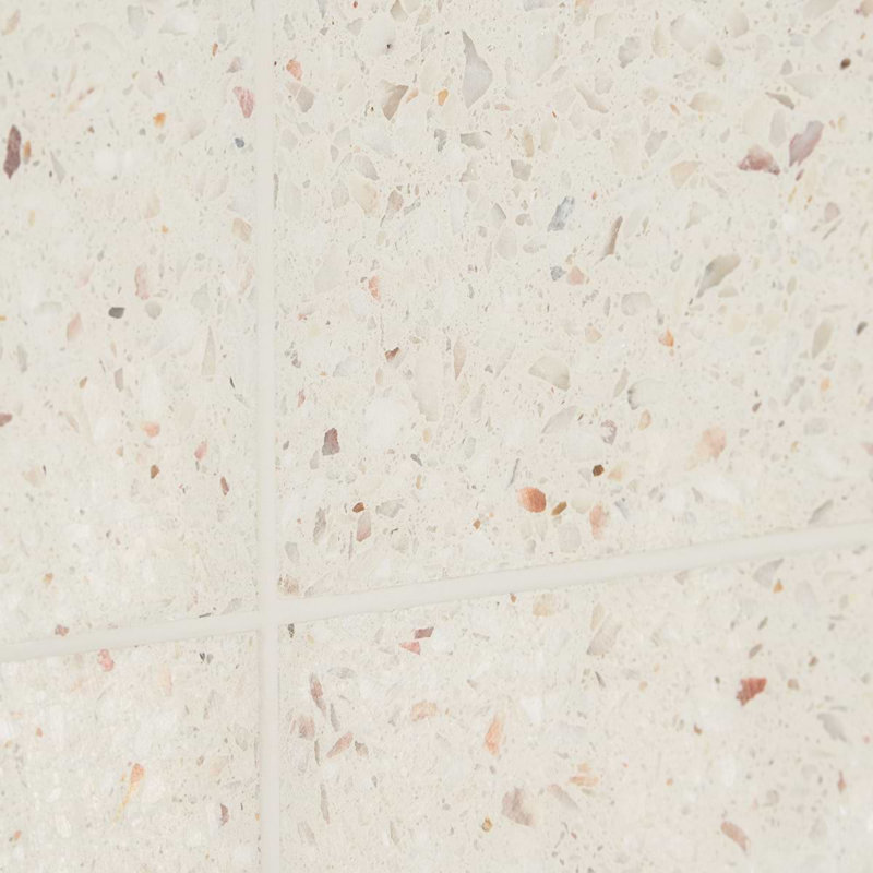 True Terrazzo 16x16 Polished Terrazzo Tile, Kashmir Beige