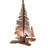 77" High Lone Bear W/Lighted Base Floor Lamp