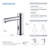 Circular Touchless Bathroom Faucet with Pop-Up Drain — Plug-In or Battery Powered-128910432