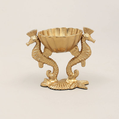 Bol décoratif avec finition or antique - objet de table