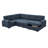 Upholstered U-Shaped Sectional Right Hand Facing-410888781