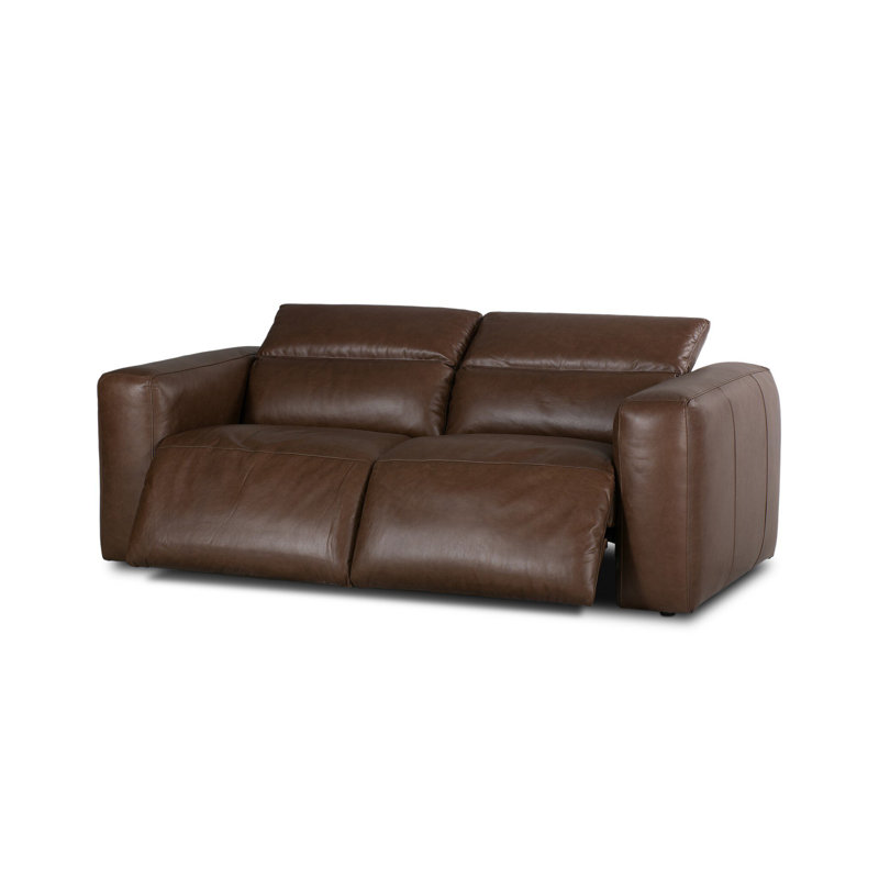 Radley 89" Power Recliner 2 - Piece Sofa, Sonoma Coco Genuine Leather