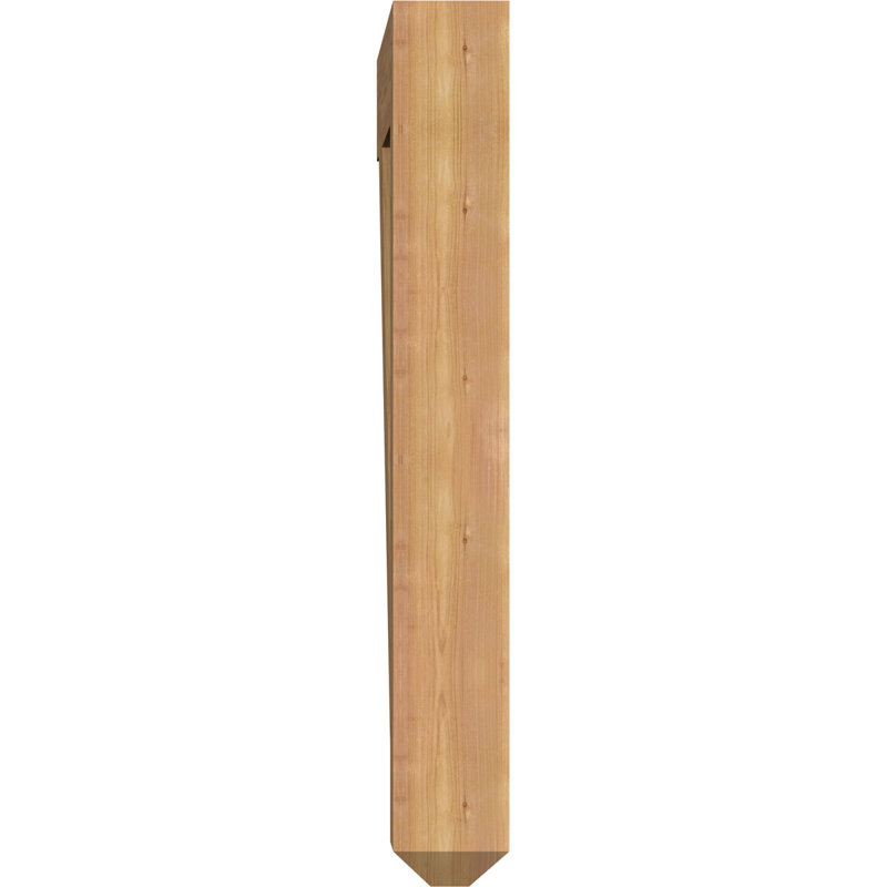 H 5,5 l, Smooth Western Red Cedar, 6" W x 36" D x 42" H