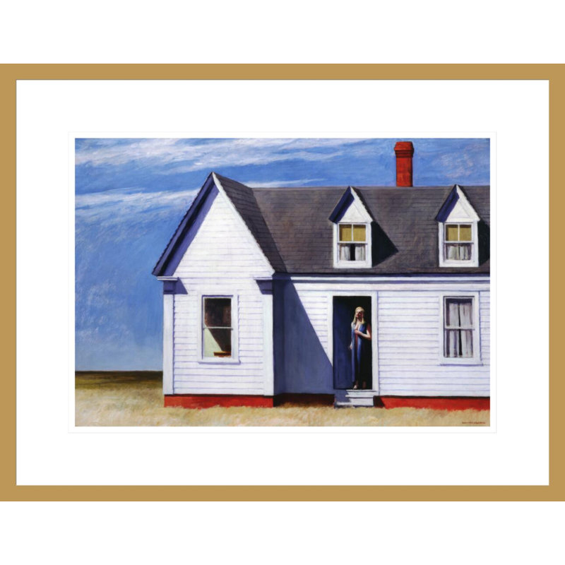 «High Noon» par Edward Hopper, impression giclée sur cadre, H 16,87 po x l 21,75 po