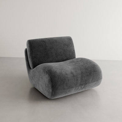 Caleb Swivel Upholstered Accent Chair with Removable Back Cushion