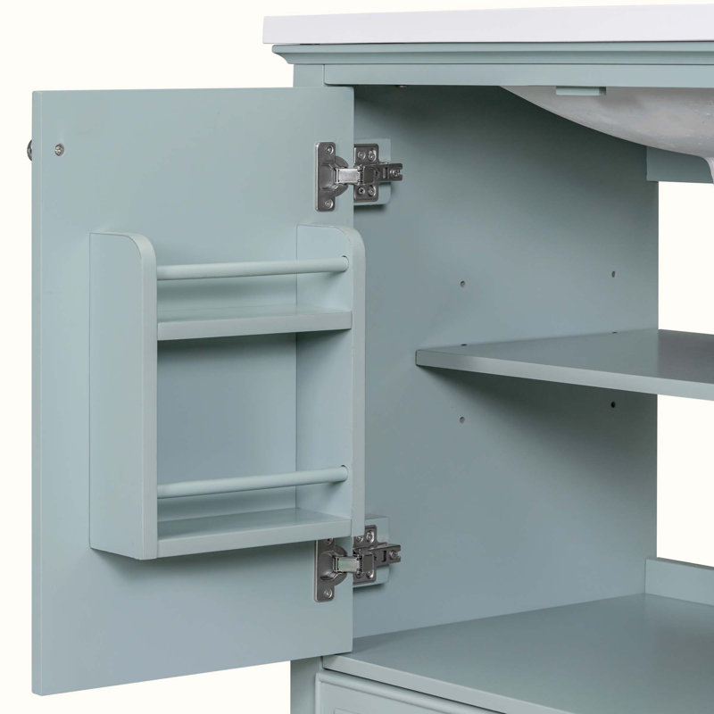 Base de meuble-lavabo simple 29,5 po seulement, Vert