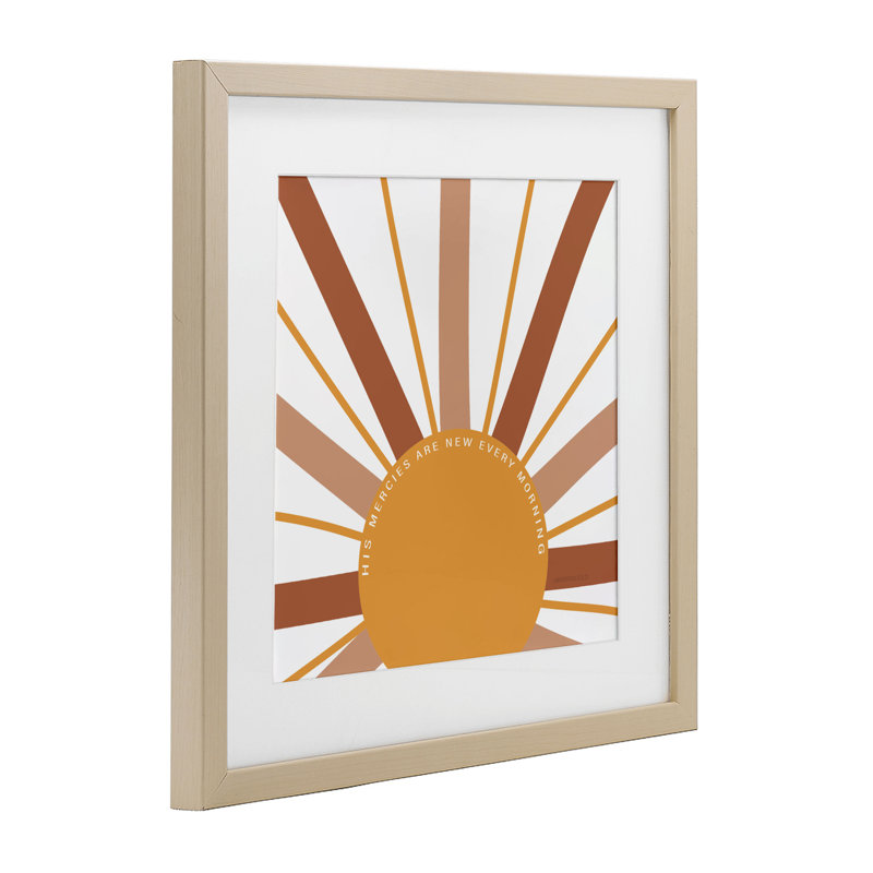 «His Mercies Every Morning», impression encadrée sous verre, conception de SD Graphics Studio, H 13 po x l 13 po