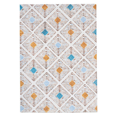 Antaniyah Faux Rabbit Fur Hand Tufted Rug