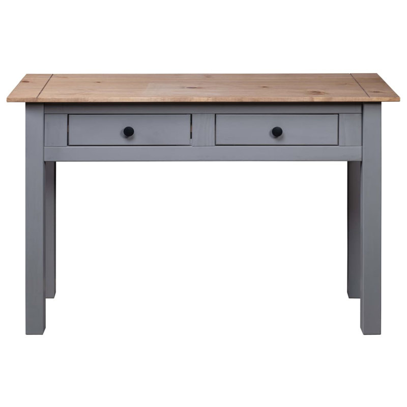Kessel 110cm Solid Wood Console Table, Grey