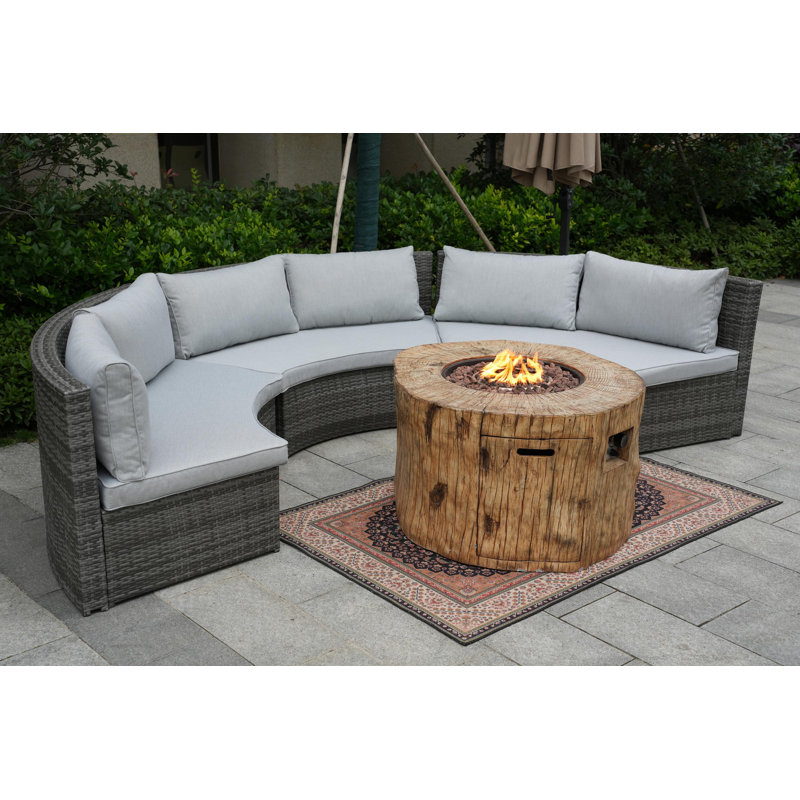 6 - Person Patio Conversation Set with Cushions