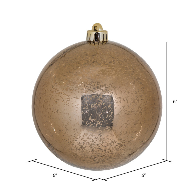 Ornement boule de mercure brillant, Mercure moka