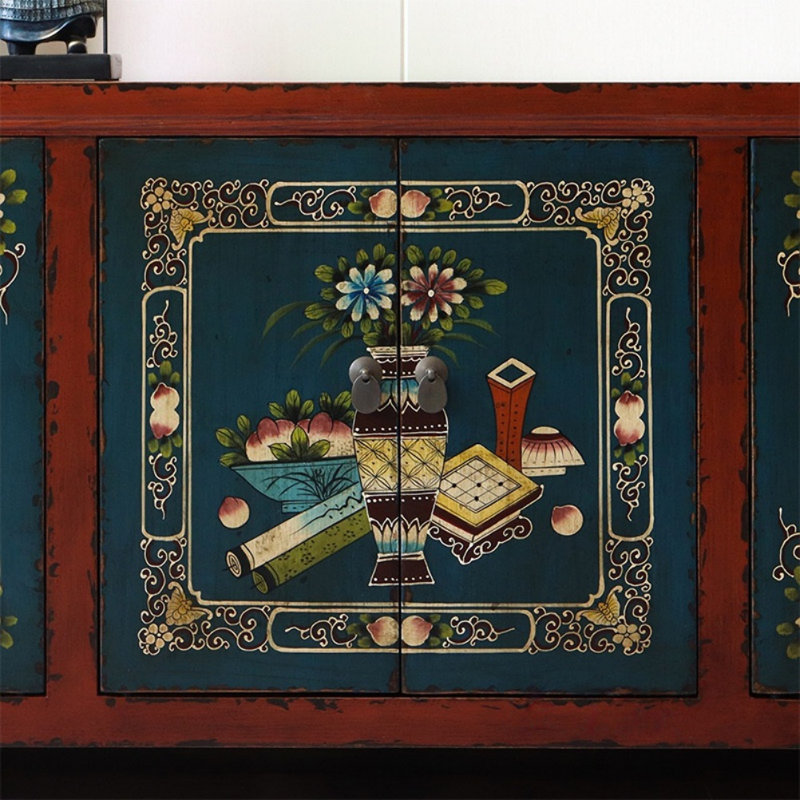 Creative Painted TV Stand