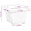  Square Flower Pot 6 Pcs Plastic-354333273-354333277
