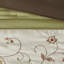 Ensemble d'édredon brodé 7 pièces vert
