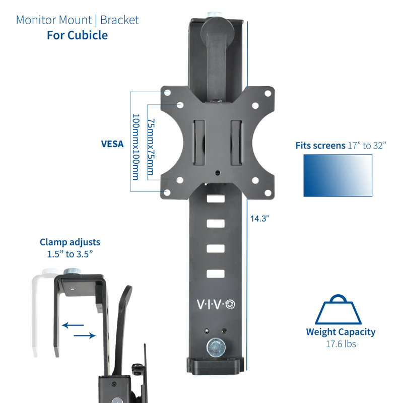 Cubicle Monitor Mount